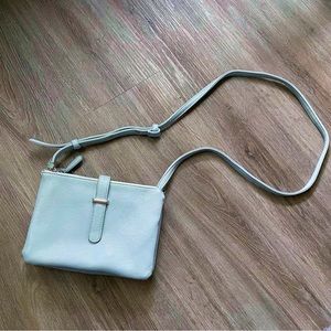 Pale Blue Crossbody Purse